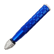 Drill Push Drill Spiral Hand Drill With Spring Olive Walnut Wood Manual Jewelers Sliding Drilling1 3