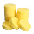 12pcs Polish Wax Round Foam Sponges Applicator Pads for Clean Car Glass ME3L
