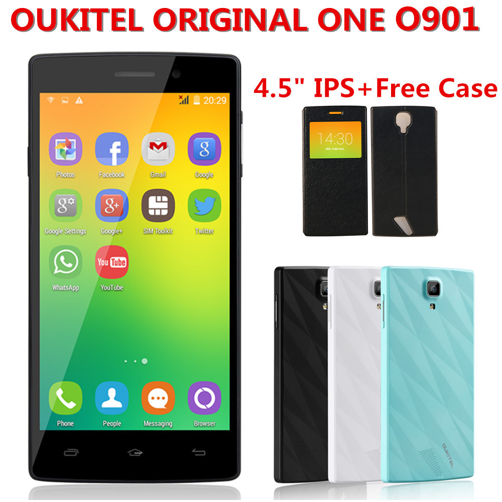 OUKITEL ORIGINAL ONE O901 4 5 Android4 4 KitKat Unlocked Phone MTK6582 Quad Core 3G WCDMA