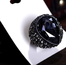 Fashion Exaggerated Vintage Style Pigeon Eggs Stretch Elastic Ring Free Shipping
