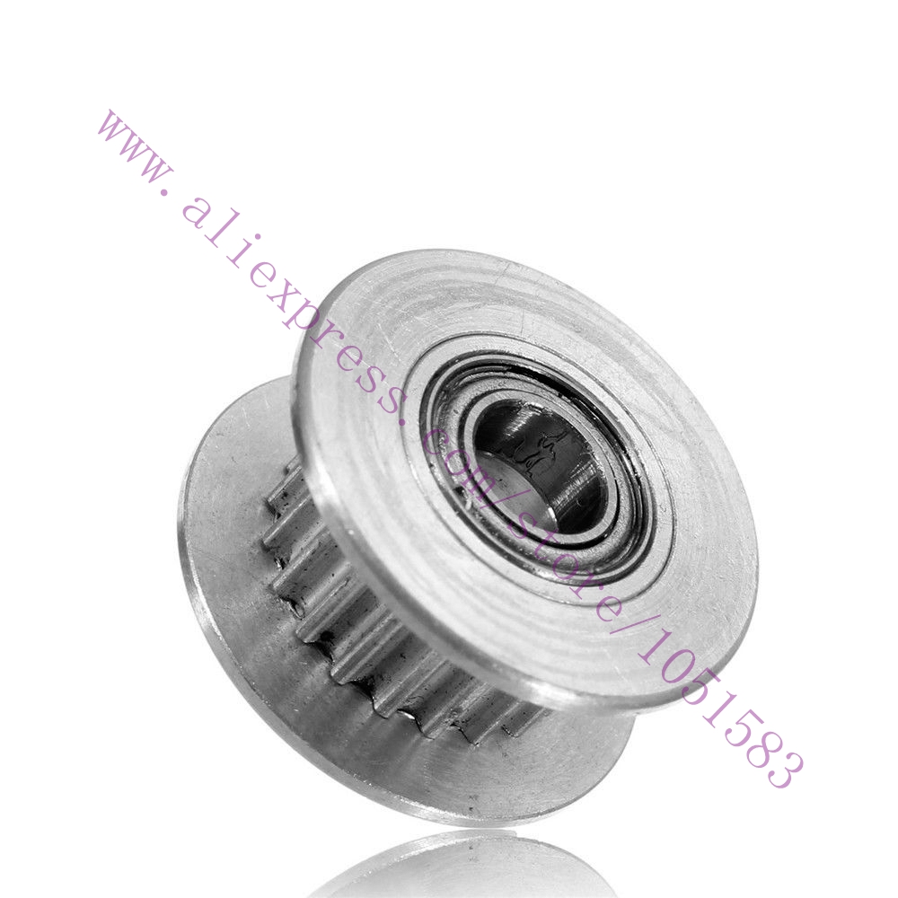 10pcs GT2 Timing Pulleys With bearing 3mm Bore 16Teeth H Shaped Synchronous Ilder pulley Wheel For