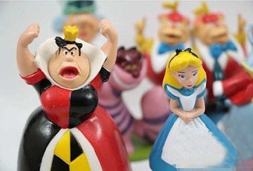 Купить Подробности о 2.4"-4" новые 6шт мультфильмов Приключения Алисы в ...