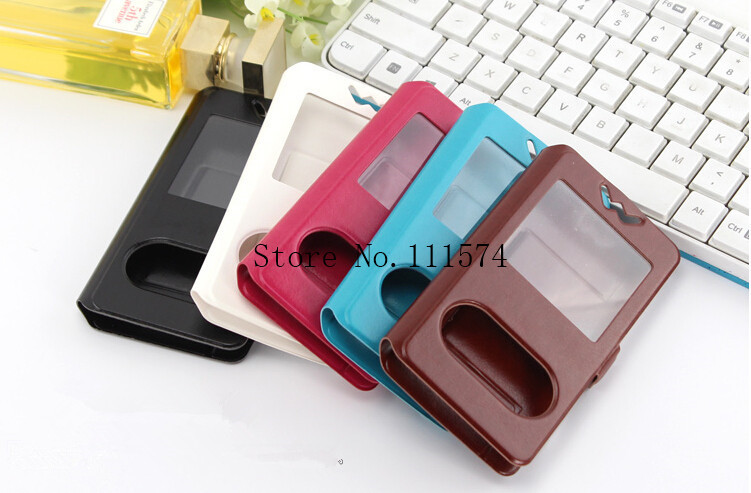 2015 New Original Flip View Window Protective Holster Leather cover case For Smartphone MPIE M10 4