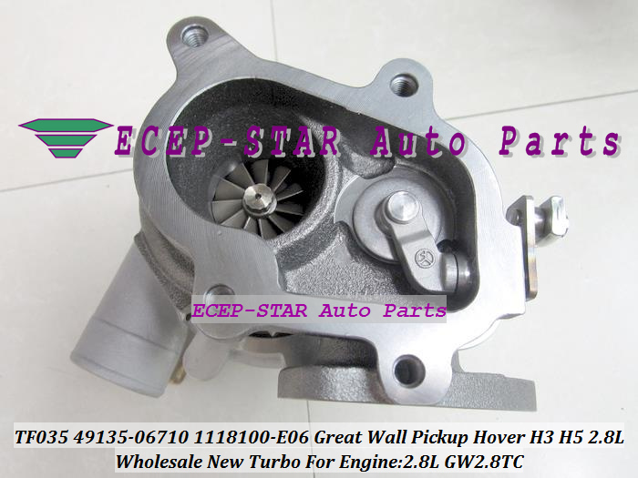 TF035HM TF035 49135-06710 1118100-E06 Turbocharger Turbo For Great Wall Pickup Hover H3 H5 2.8L GW2.8TC (2)