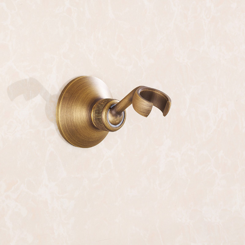 Antique Brass Handheld Shower Head Base Holder Wall Mounted Free Shipping