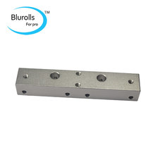 3D printer parts makerbot repliccator aluminum alloy MP2590-MK8-Bar_Mount for extruder Dual nozzle hot end fixed aluminum block