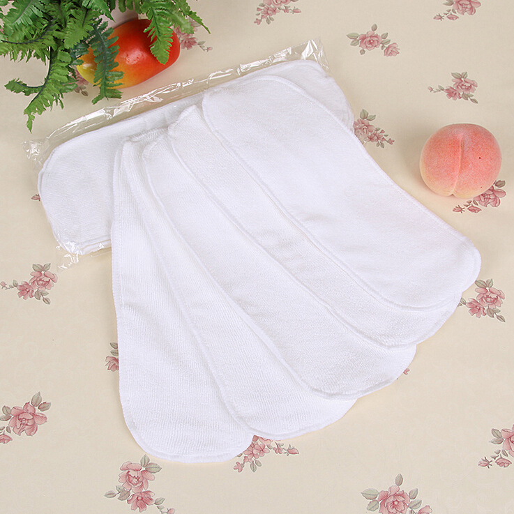 1 pc 3 layers Baby Cloth Diaper Pad Nappy Inserts Washable Diapers Reusable Microfiber Free shipping