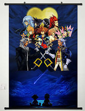 Kingdom Hearts Anime Fabric Wall Scroll Poster 18 x 24 Inches Japan Cosplay 024