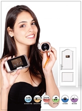 2.8 Inch TFT Ultra Wide Angle Night Vision Smart Door Peephole Viewer Visual Doorbell Camera Motion Detector Auto Photo/Record