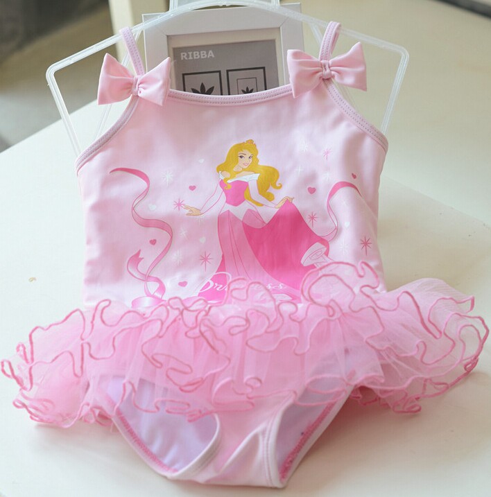 Купить к 2015 году новых Аврора принцесса девочка плавательный костюм ...