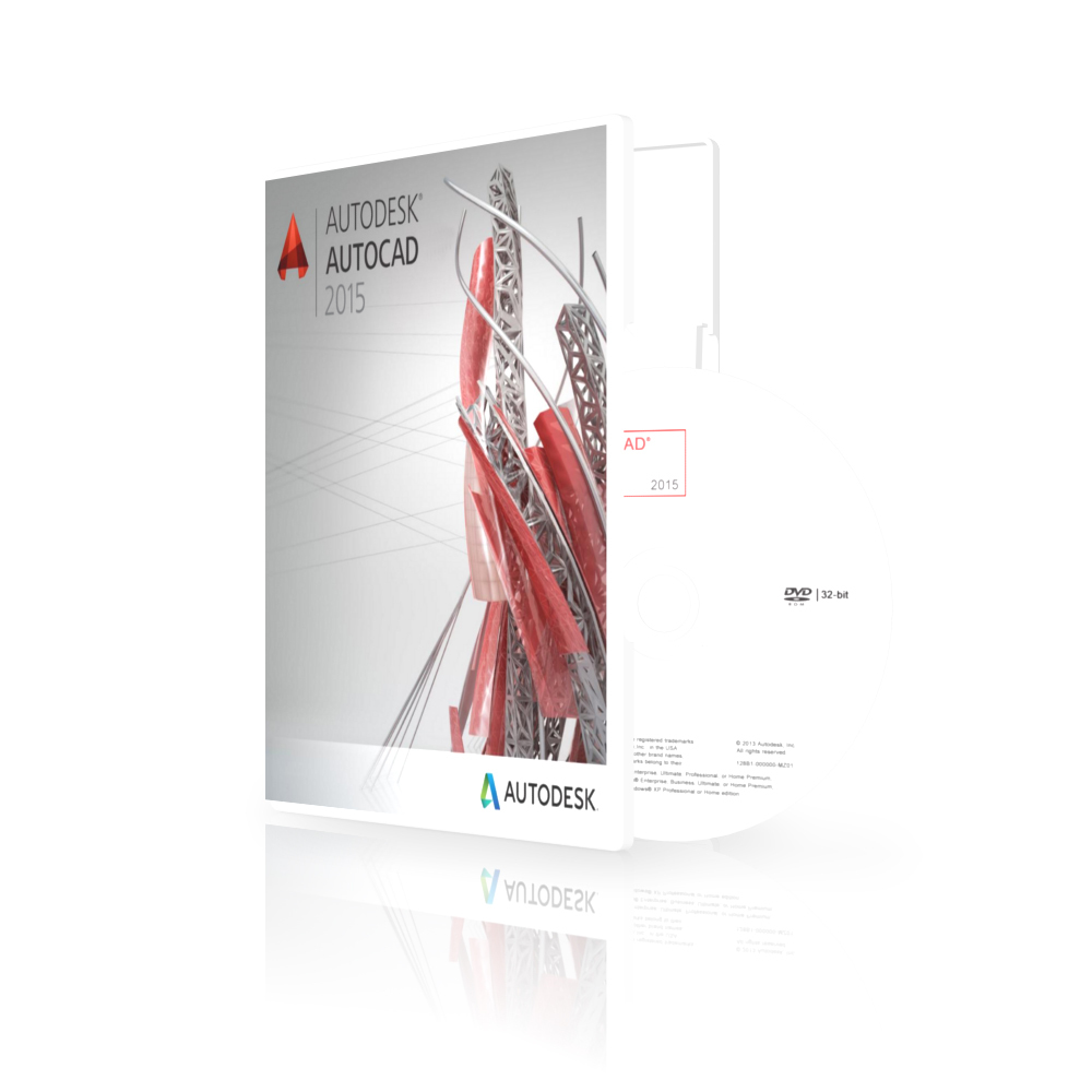Бесплатная доставка Autodesk AutoCAD 2015 английский для победы 32bit или 64bit полной версии цвет упаковки