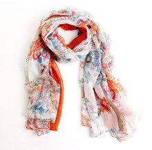 2015 Sunsreen scarf joker fields and gardens floral scarf large scarf women winter warm scarves pashmina