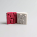 Small Cute Sweet Lovers pattern handmade soap seal stamp custom DIY soap chapter resin soap chapter
