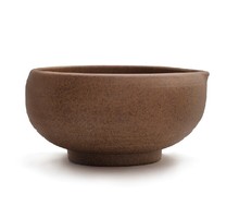 Superfine Matcha Bowl With cute smooth mouth Ceramic Japanese Tea Accessories Brown color