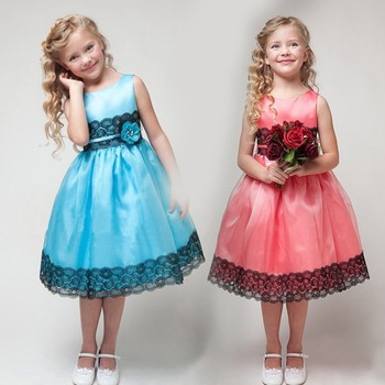 Девушка дети принцесса с бантом свадебное платье ну вечеринку театрализованное тюль вырос платье 2 - 7 г