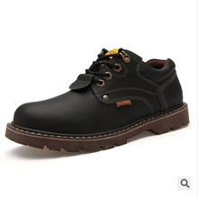 2015 autumn winter Men s Casual shoes waterproof Men boots Martin boots ankle boots low help