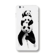 Fashion 3D Cute Animal Panda Tiger Owl Cartoon Painted Case for Apple iphone 5 5s Plastic