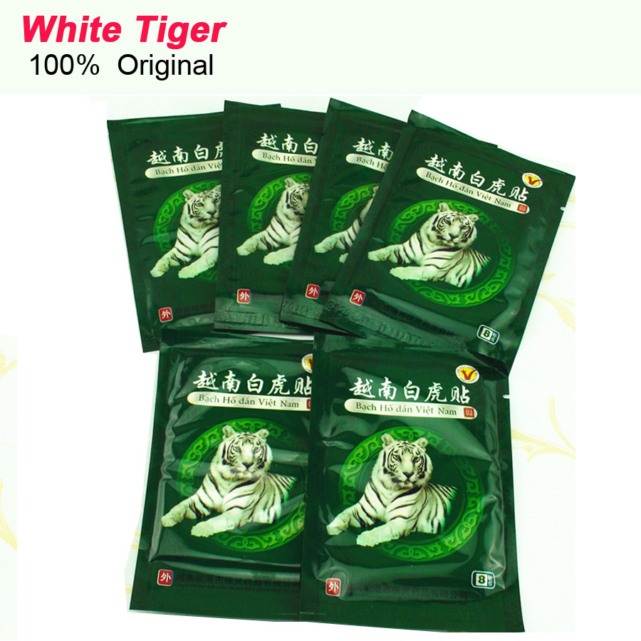 48pcs Vietnam White Tiger Creams Plaster Meridians Pain Relief Patch Rheumatoid Arthritis Balm Muscle Neck Body