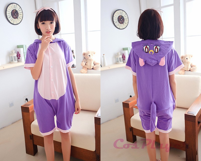 purple cat pajamas