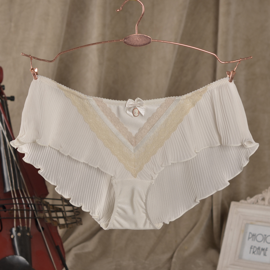 2014 women's luxury panties trunk sexy ruffle nice bottom women's low