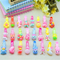 10 pcs lot Girls Hair Accessories Bow Hair Clip Kawaii Baby Hairpin Rabbit Hair Clip Flower