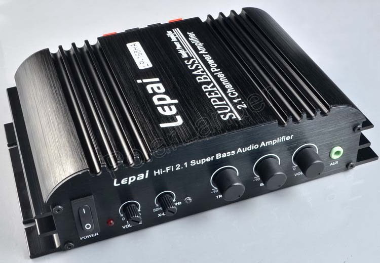 LP 168 HA 2.1 Mini Super Bass Car Amplifier Stereo Amp Sub Output 12V