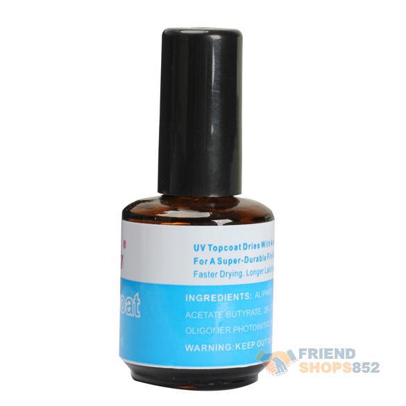 14ML UV Topcoat Top Coat Seal Glue Acrylic Nail Art Gel Polish Gloss LD789