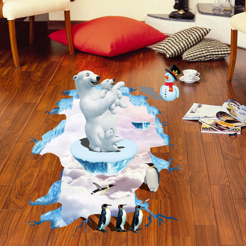 Confronta i prezzi su polar bear decoration shopping online ... Adesivi murali orsetti beige per cameretta