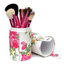 Fashion 12PCS Pro Makeup Brushes Set Eyeshadow Powder Blusher Brush Beauty Cosmetic Tools Kit With Holder