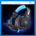 EACH G2100 Vibration Function Professional Gaming Headphone Games Headset with Mic Stereo Bass LED Light for