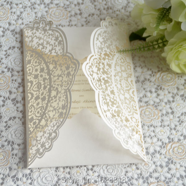 gift cut paper wedding.jpg  paper supplies invitation laser card craft use for craft card party