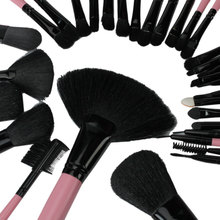 Professional 32pcs Cosmetic Makeup Brush Set with Bag Pink Including Powder Eyeshadow Concealer Eyeliner Brush US