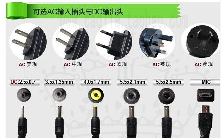 Description Picture 4 of item1PCS High quality DC 6V 2A IC program AC 100V-240V Converter Switching power adapter 2000mA Supply EU Plug DC 5.5mm x 2.5mm