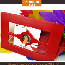 High quality magic props Maigc thru card Pass through Card mentalism magie close up magic tricks illusion props toy
