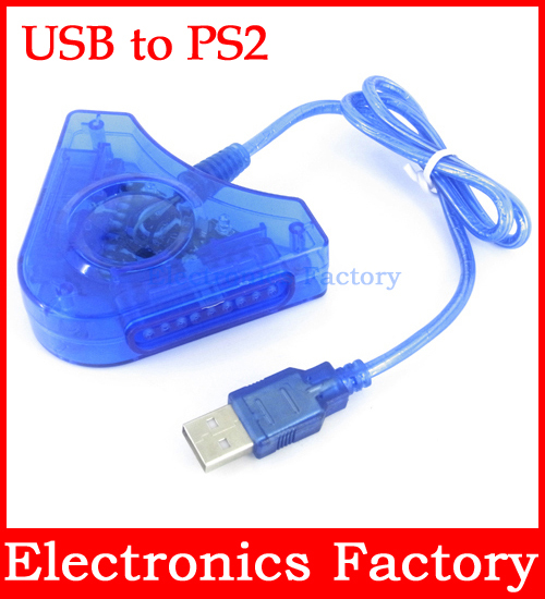  usb to 2 () ps / ps2 ps3       sony ps2 pc playstation    