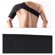 EgoeLife Light Weight Adjustable Elastic Gym Sports Single Shoulder Brace Support Strap Wrap Belt Band Pad