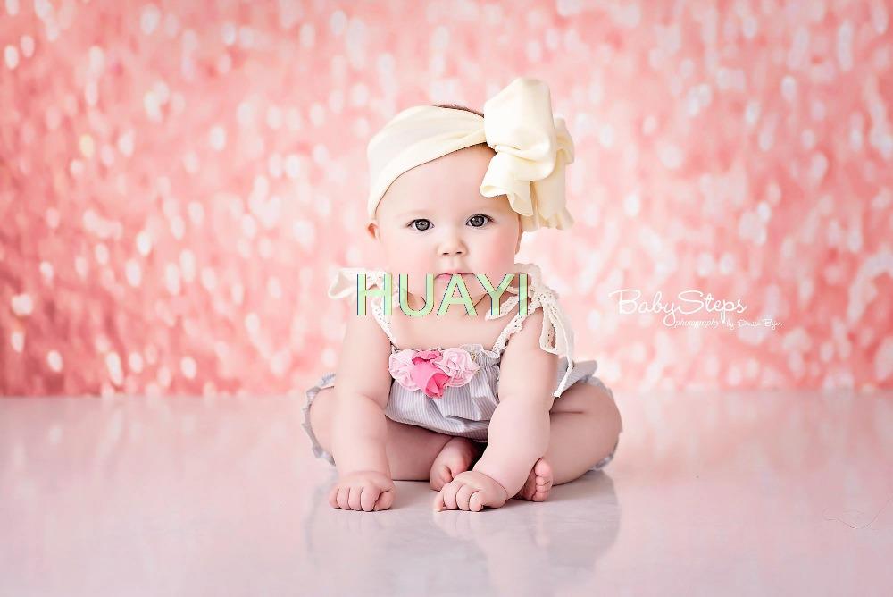 3X4ft free shipping vinyl cloth photography backdrops newborn computer Printing pink bokeh background for photo studio