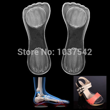 2PCS/Lot Feet care gel insoles with arch support and orthopedic high heels shoes pad sandals and washable IA969 P