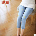 New Summer Belly Band Support Pants For Pregnant Women Elastic Waist Maternity Clothes Denim Capri Short