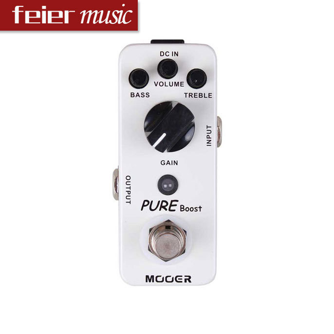 NEW Effect Pedal /HOT SALE/MOOER Pure Boost Pedal,True bypass Full metal shell/Clean Boost pedal