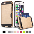 Shock Proof Armor Brushed Plastic TPU Hybrid Case For Apple iPhone 7 6 6S Plus 5S