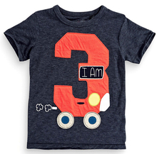 2016 New Fashion Baby Boys T-Shirt No.3 Pattern Children Clothing Outerwear Short Sleeve 100% Cotton Tees Casual Kids T Shirt