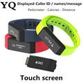 YQ i5 plus Bluetooth 4 0 Waterproof Touch Screen Fitness Tracker Health Smart Bracelet Wristband Sleep