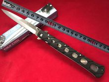 Alta calidad del acero frío Ti Lite 26 sxp plegable táctico del cuchillo AUS-8 caza que acampa