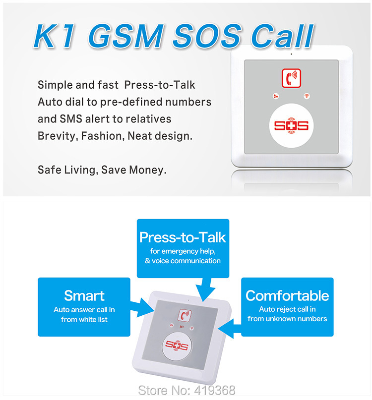 K1 GSM SOS Caller gsm dialer 1