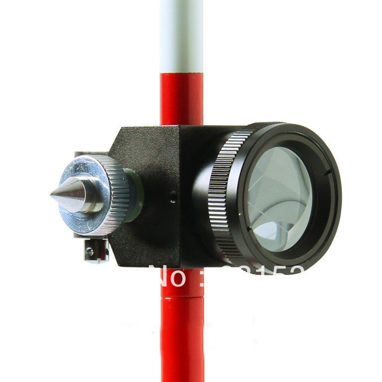 Mini Prism with 3 Three Poles for Total Station Brand New 0mm Prism Offset
