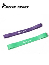 green and purple combination exercise Latex Crossfit resistance band body gym power training for wholesale and