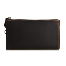 Sell like hot cakes High – grade Wallet Purse Leather Hand Bag Retro Long Wallet