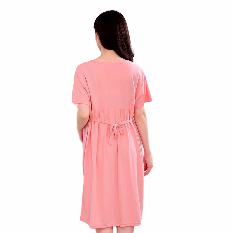 Nightie Women\'s home Dressing gowns dresses for pregnant women lactating mothers nursing pajamas maternity nightgowns nightdress 3