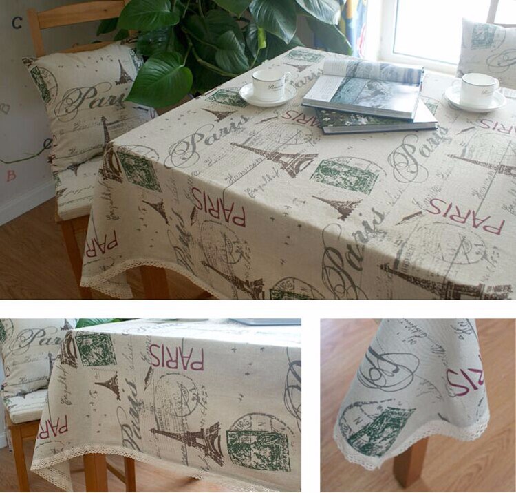 linen table cloth